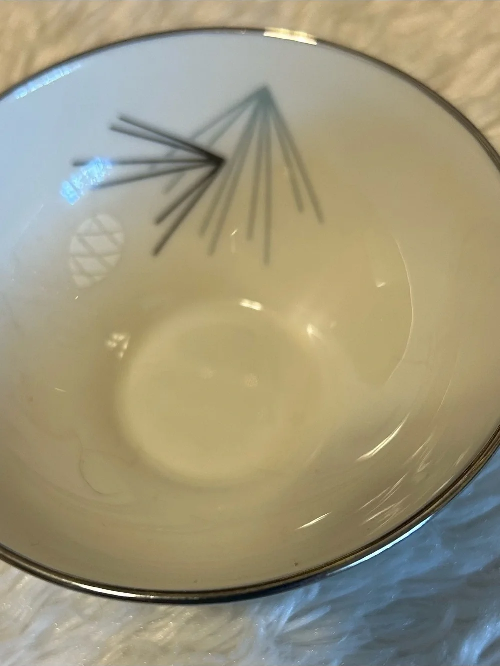 Franciscan Fine China: 'Silver Pine' China, Made in the USA